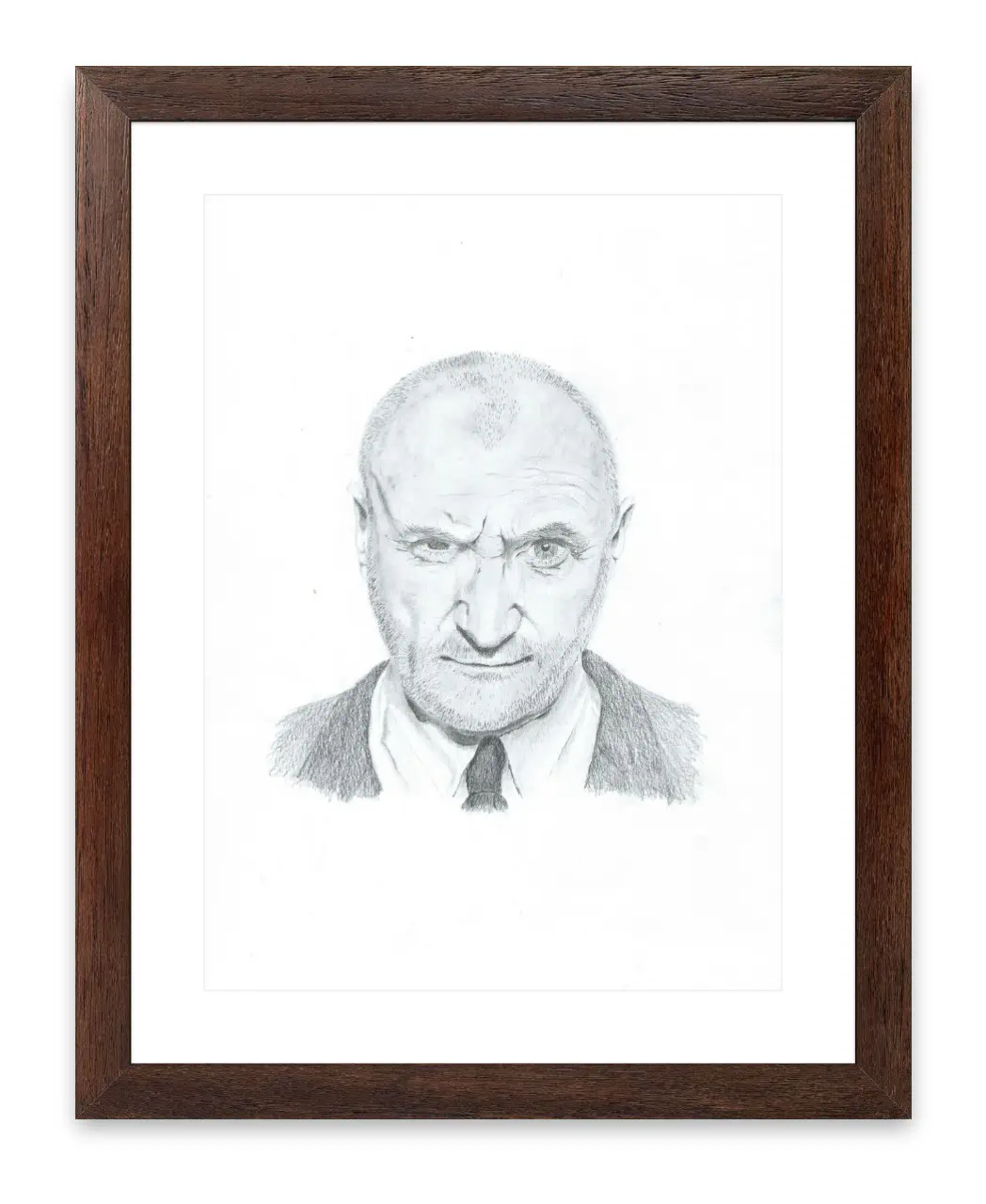 Potraitdrawing of Phil Collins